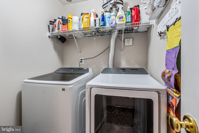 9804 Luck Penny Ct, Bristow, VA 20136 - washroom with washing machine and dryer