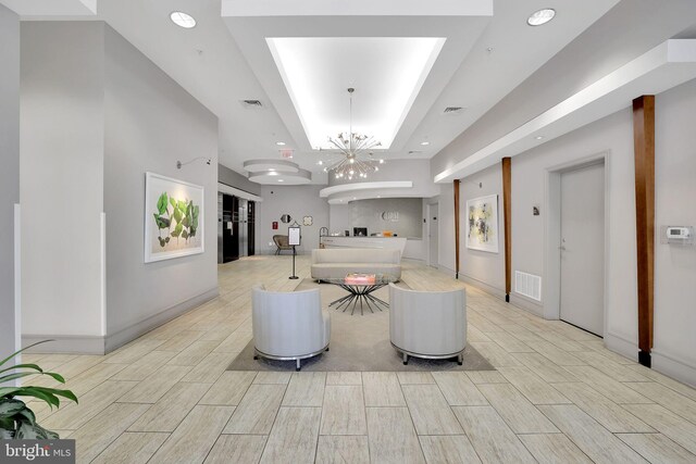 3600 S Glebe Rd Unit 321W, Arlington, VA 22202 - building lobby featuring recessed lighting