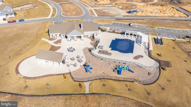 drone / aerial view