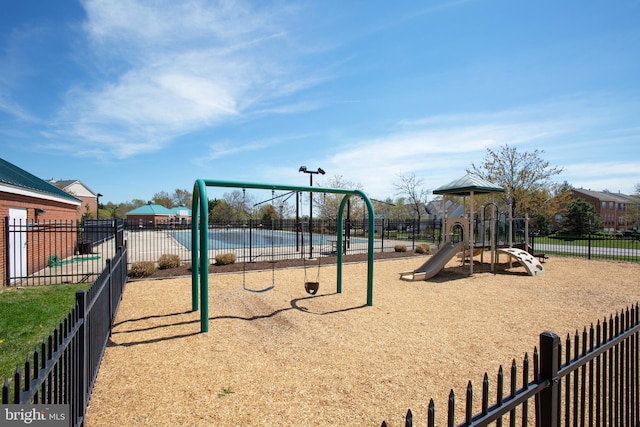 525 Belmont Bay Dr Unit 405, Woodbridge, VA 22191 - community playground with fence