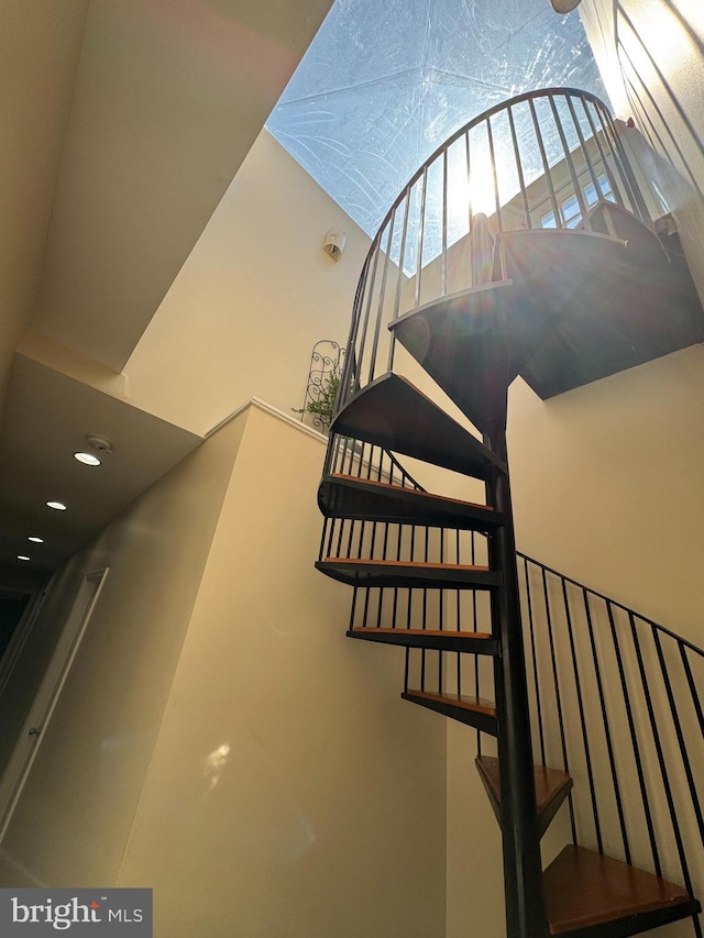 view of staircase