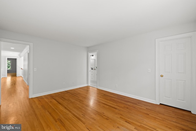 1418 Woodhurst Blvd, Mclean, VA 22102 - empty room featuring light wood-style flooring and baseboards