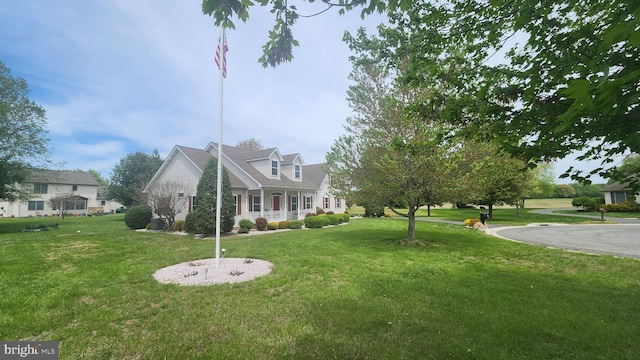 view of yard featuring a porch