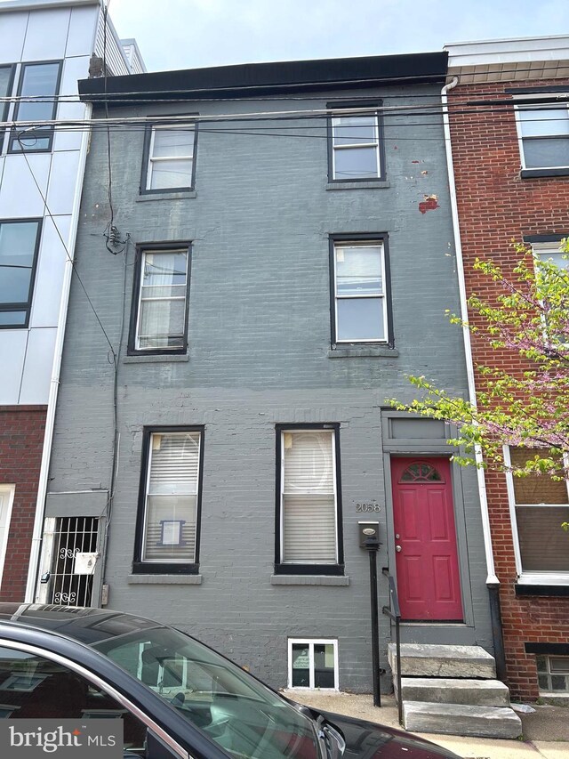 exterior space with entry steps