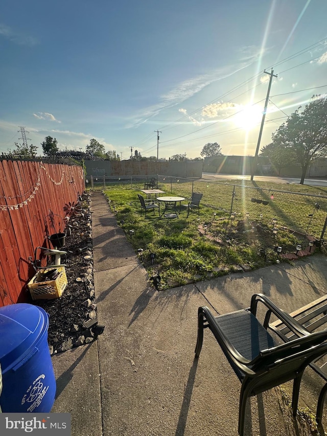 128 Thurlow St, Chester, PA 19013 - view of patio / terrace with fence