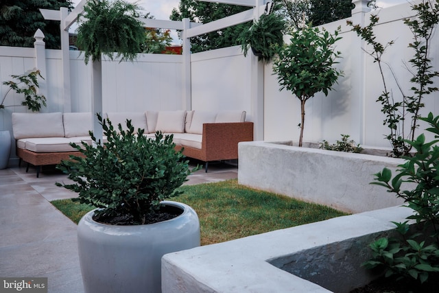 623 Marietta Ave, Lancaster, PA 17603 - view of patio featuring an outdoor hangout area