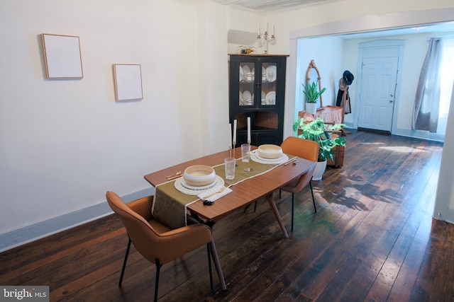 623 Marietta Ave, Lancaster, PA 17603 - dining area featuring hardwood / wood-style flooring and baseboards
