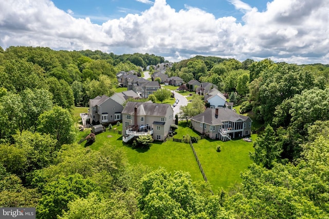 11162 Innsbrook Ct, Ijamsville, MD 21754 - aerial view of residential area with a forest