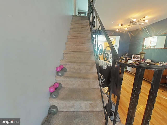 1231 S Clarion St, Philadelphia, PA 19147 - staircase featuring wood finished floors