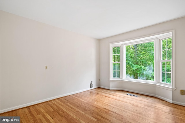 5420 Well Spring Rd, La Plata, MD 20646 - unfurnished room featuring baseboards, wood finished floors, and plenty of natural light