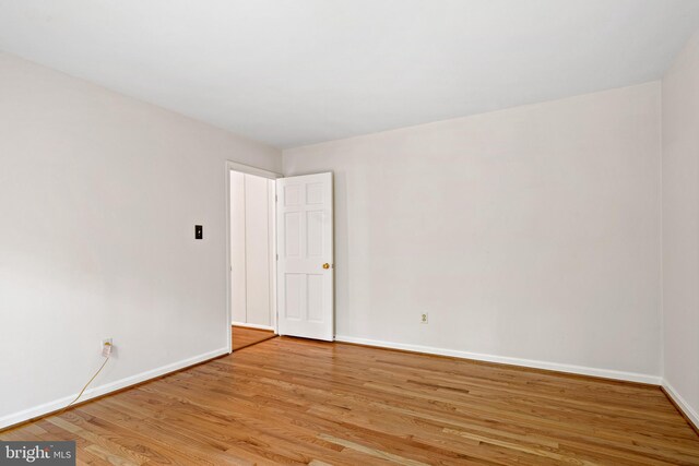 5420 Well Spring Rd, La Plata, MD 20646 - spare room with baseboards and light wood finished floors