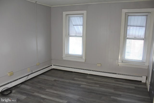 466 N Evans St, Pottstown, PA 19464 - empty room featuring ornamental molding, a wealth of natural light, and wood finished floors