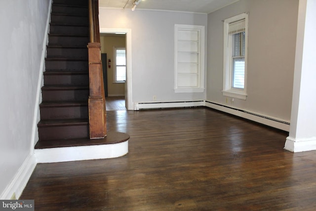 466 N Evans St, Pottstown, PA 19464 - interior space with stairway and wood finished floors