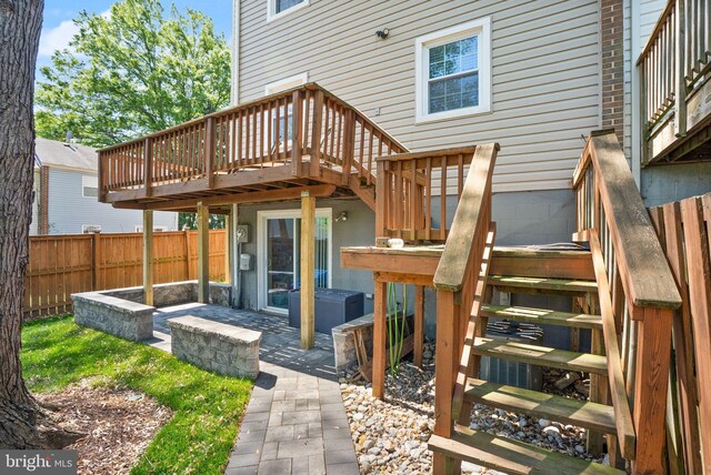 exterior space with fence