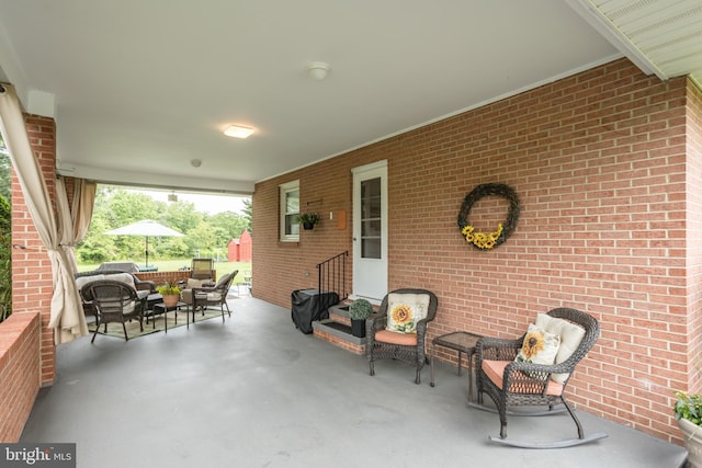 1085 Greenwood Rd, Winchester, VA 22602 - view of patio / terrace featuring entry steps and an outdoor living space