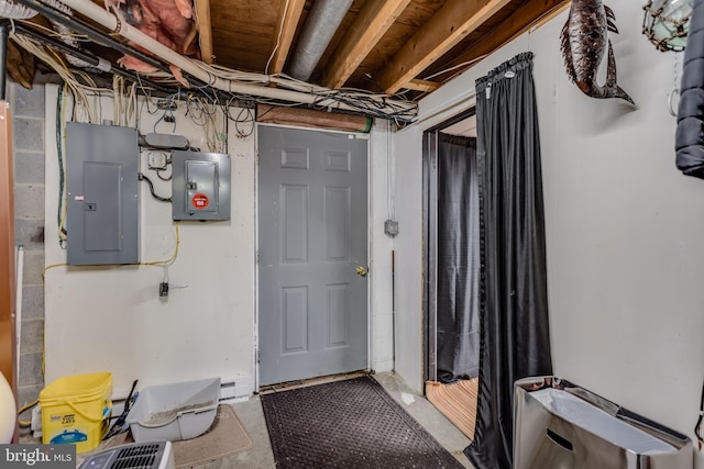 1085 Greenwood Rd, Winchester, VA 22602 - unfinished below grade area with electric panel