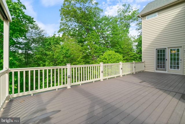 6725 Accipiter Dr, New Market, MD 21774 - view of wooden deck