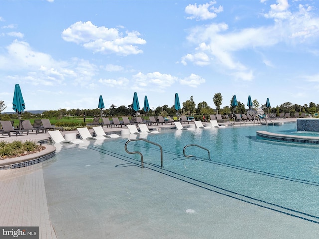 view of community pool