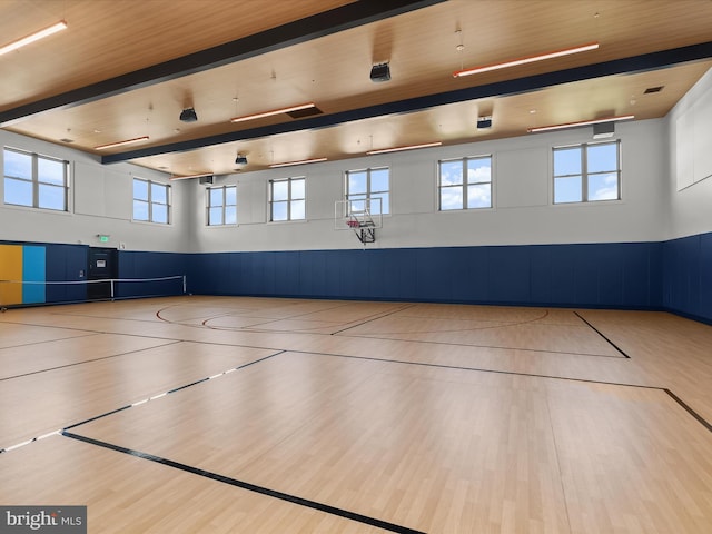 view of basketball court featuring community basketball court