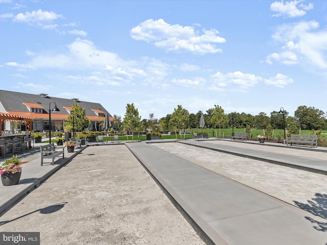 view of property's community
