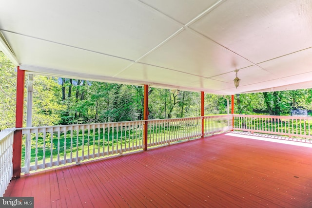 view of deck