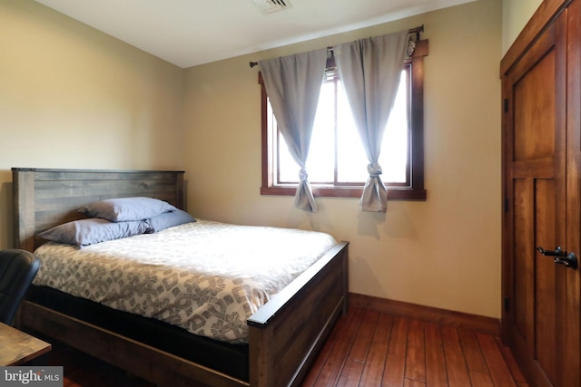 441 Millgate Rd, Bellefonte, PA 16823 - bedroom featuring baseboards and dark wood finished floors
