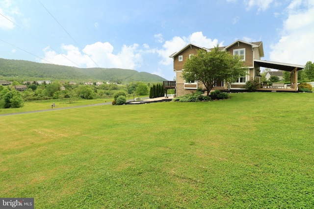 441 Millgate Rd, Bellefonte, PA 16823 - view of green lawn featuring a mountain view
