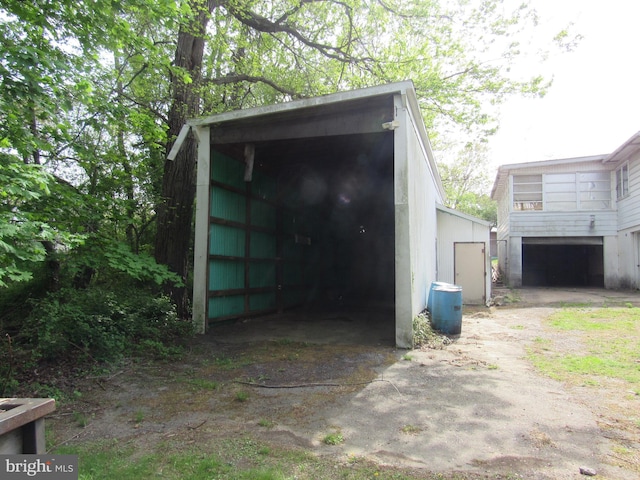 view of outbuilding