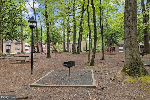 view of property's community with playground community
