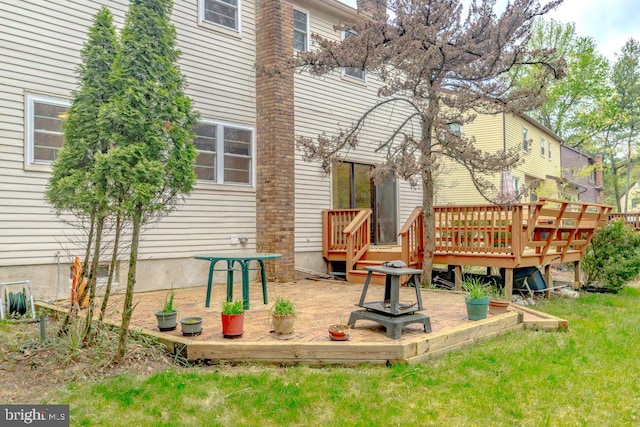 7 Teak Ct, Cherry Hill, NJ 08003 - exterior space with a deck