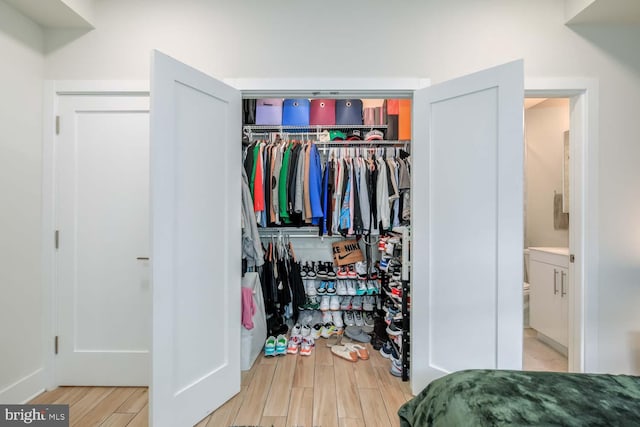 view of closet