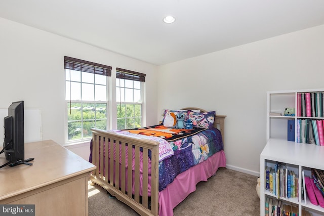 3560 Sherwin Dr, Manchester, MD 21102 - bedroom with light colored carpet, recessed lighting, and baseboards