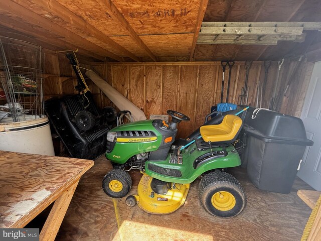 view of storage