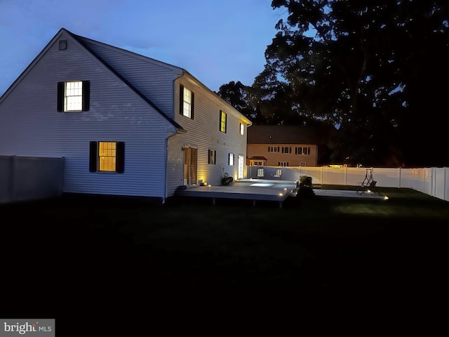 30085 Haymarket Ct, Salisbury, MD 21804 - back of house with a fenced backyard