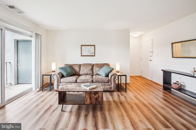 351 Gatewater Ct Unit C, Glen Burnie, MD 21060 - living room with light wood-style floors