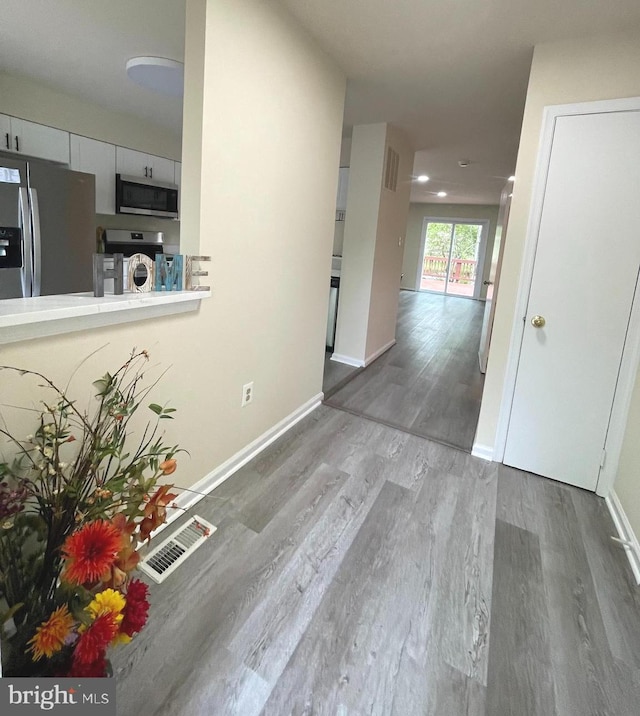 20002 Apperson Pl, Germantown, MD 20876 - interior space with baseboards, recessed lighting, wood finished floors, and visible vents