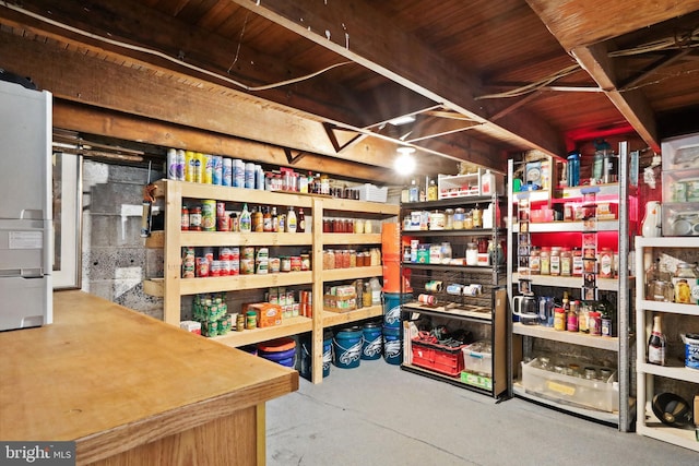 view of storage