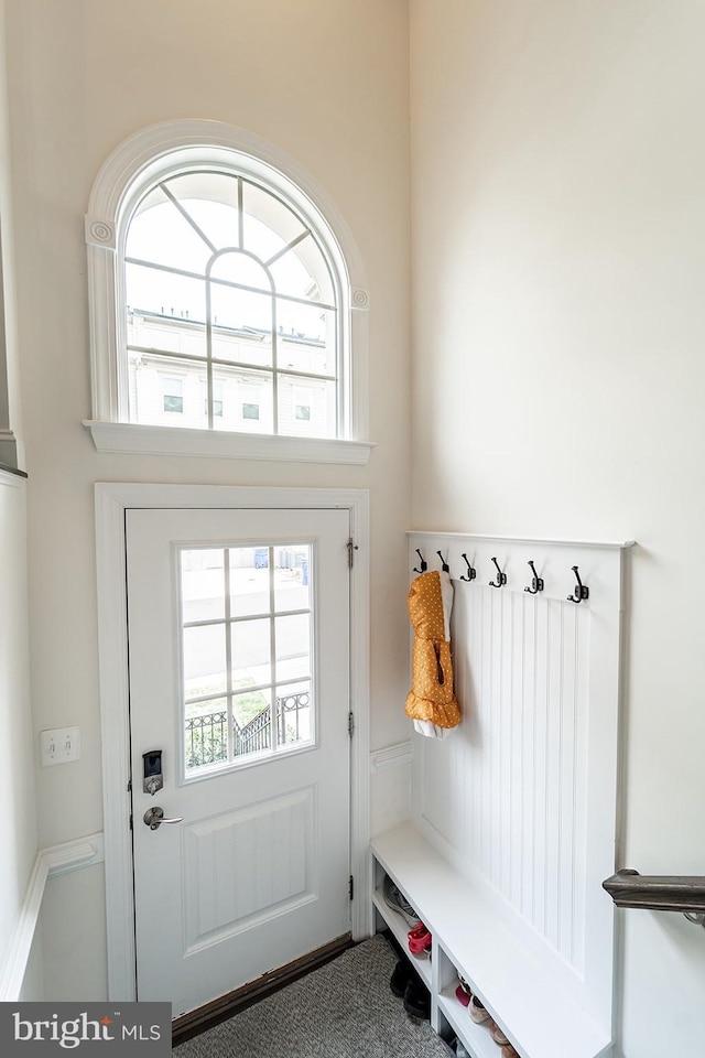 view of mudroom