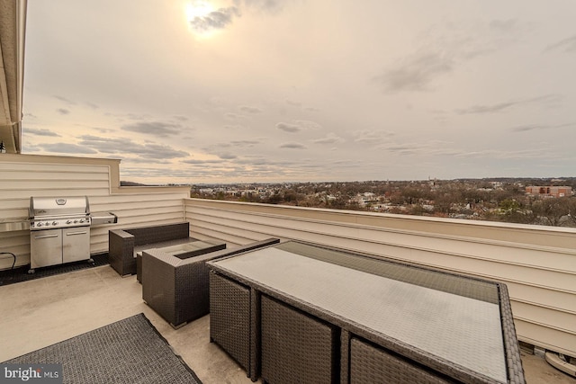 view of sauna / steam room with concrete flooring