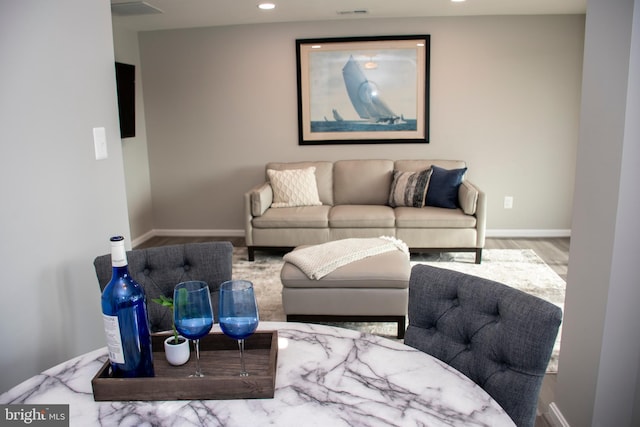 8074 Windward Key Dr, Chesapeake Beach, MD 20732 - living area with baseboards and recessed lighting