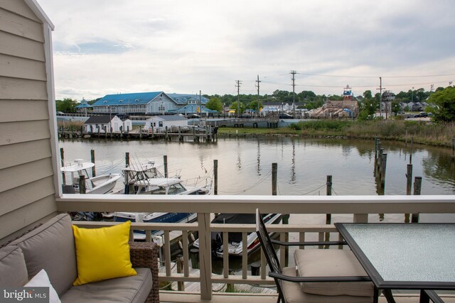 8074 Windward Key Dr, Chesapeake Beach, MD 20732 - dock area with a water view