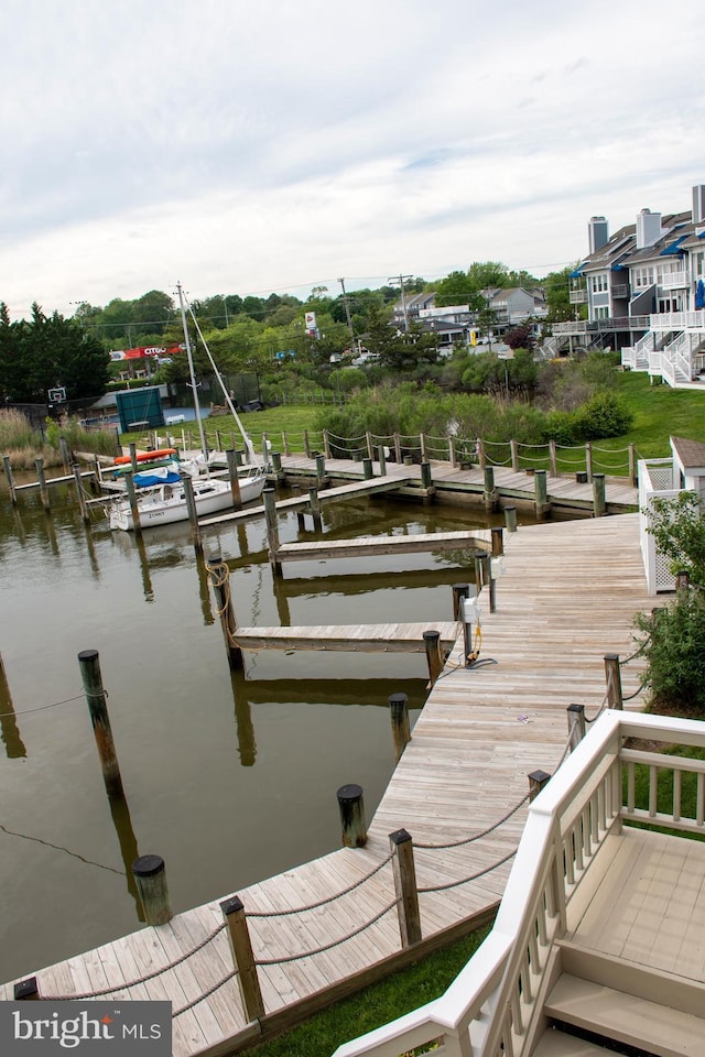 8074 Windward Key Dr, Chesapeake Beach, MD 20732 - dock area with a water view
