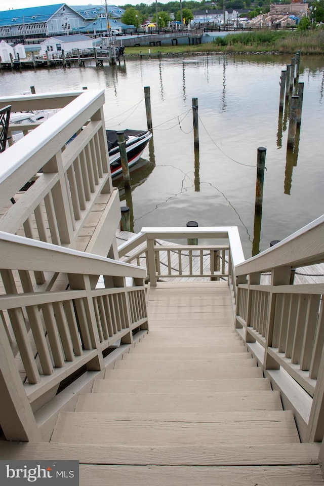 8074 Windward Key Dr, Chesapeake Beach, MD 20732 - dock with a water view