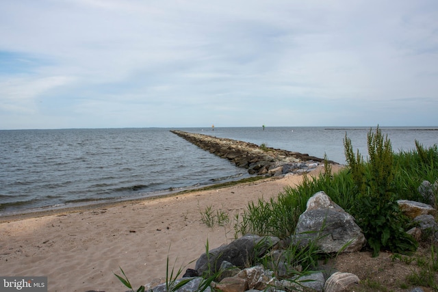 8074 Windward Key Dr, Chesapeake Beach, MD 20732 - water view with nearby beach