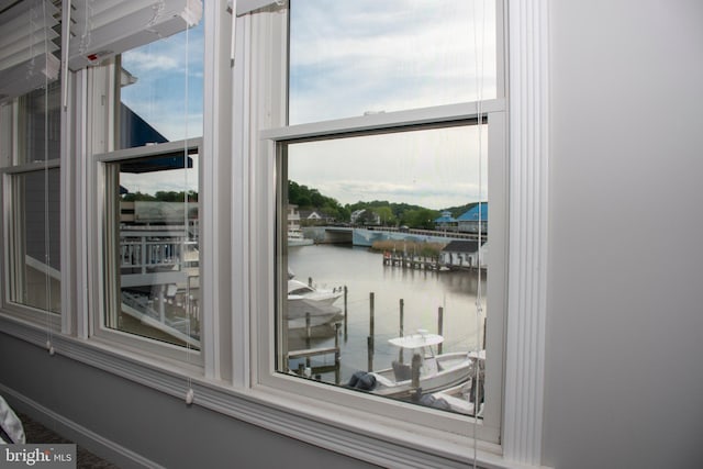 8074 Windward Key Dr, Chesapeake Beach, MD 20732 - detailed view of a water view and baseboards