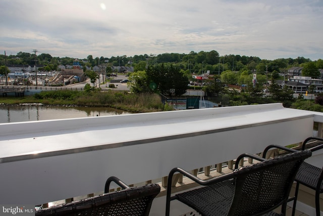 8074 Windward Key Dr, Chesapeake Beach, MD 20732 - balcony featuring a water view