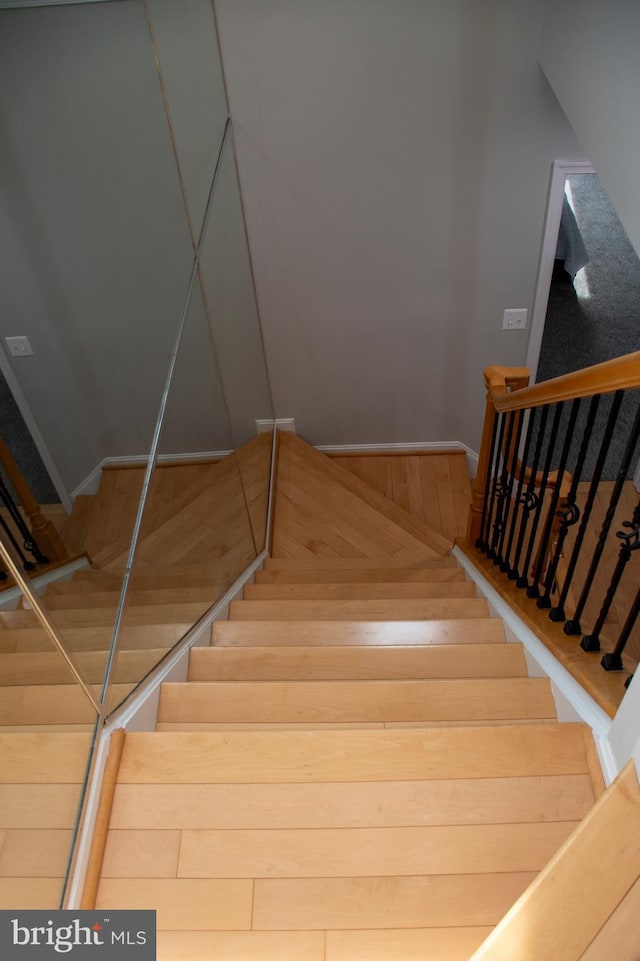 8074 Windward Key Dr, Chesapeake Beach, MD 20732 - stairs with baseboards