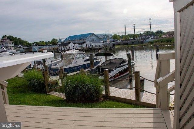 8074 Windward Key Dr, Chesapeake Beach, MD 20732 - dock featuring a water view