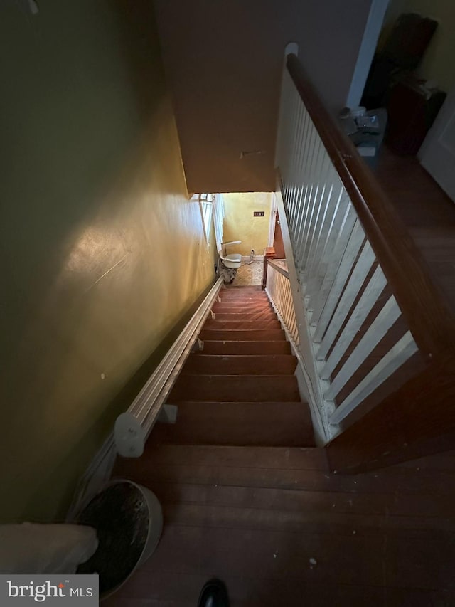 view of staircase