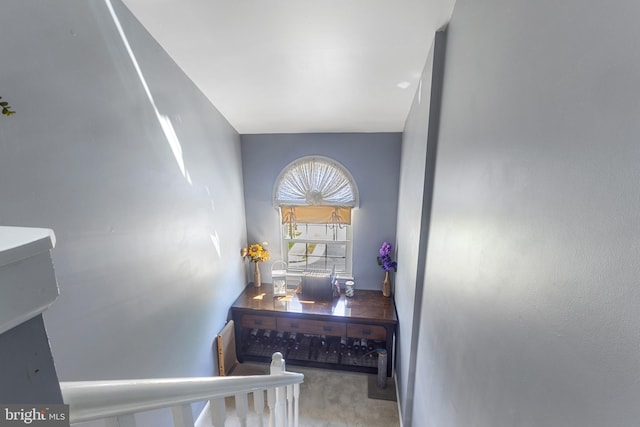 10230 Faire Commons Ct, Burke, VA 22015 - staircase with carpet floors
